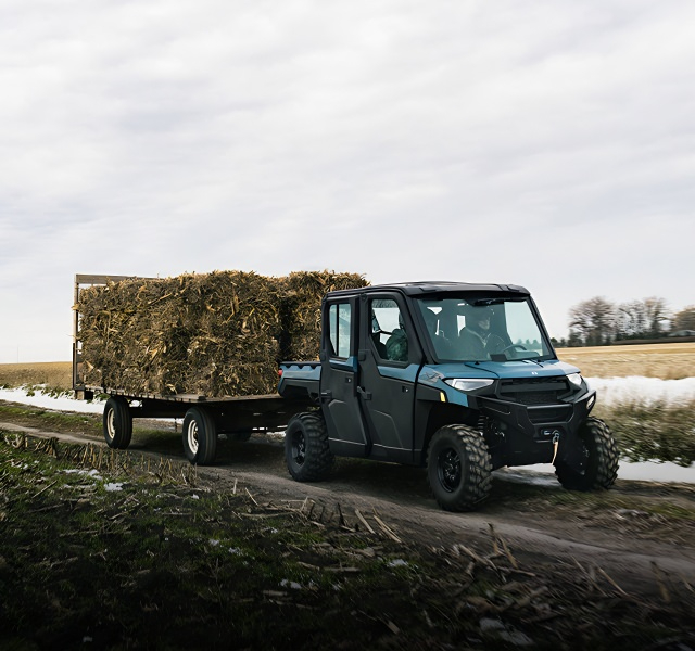 Performance vehicle on rugged terrain
